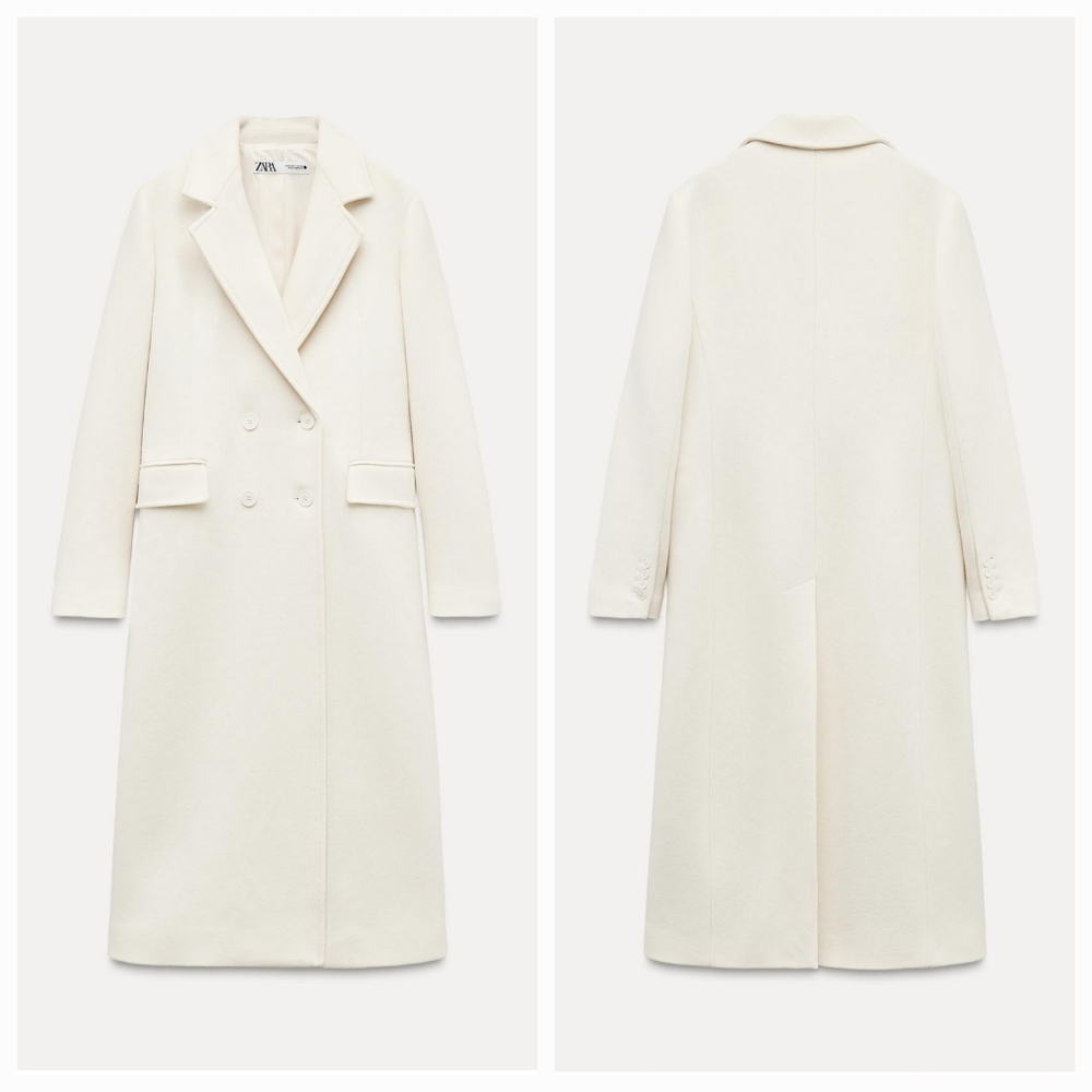 Zara Manteco Coat Wool Blend - Picture 14 of 16